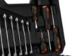 Set of socket spanners 1/2", 1/4", 100 pieces, satin