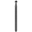 HSS cutter 3.14 mm, ball, shank 3.2 mm, 2 pcs
