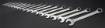 Combination spanners 8-32 mm, set 17 pcs