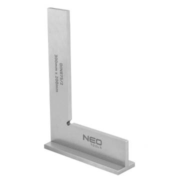 Precision square with base, DIN875/2, 300 x 200 mm