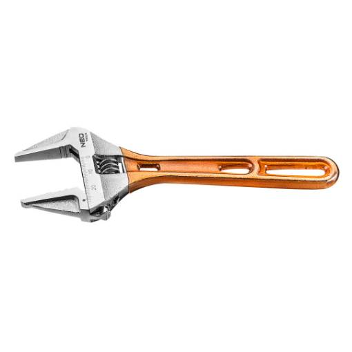 Adjustable wrench 155 mm, range 0-28 mm