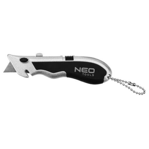 Mini trapezoidal knife + 4 blades in jar, multiples of 30 pcs