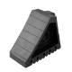 Rubber wheel chock with handle