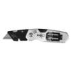 Folding trapezoidal blade knife 1+3 blades, 2 bits