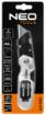 Folding trapezoidal blade knife 1+3 blades, 2 bits