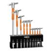Studwrenches with cotter pin. Set of 10 in stand 2 - 10 mm