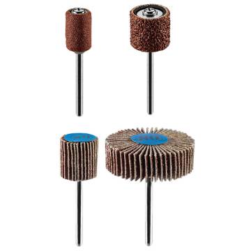 Set of accessories for mini drill, sanding bands, flap wheels, 24 pcs