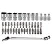 Socket wrenches 1/4, set 41 pcs