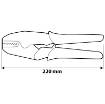 Pliers for clamping terminals