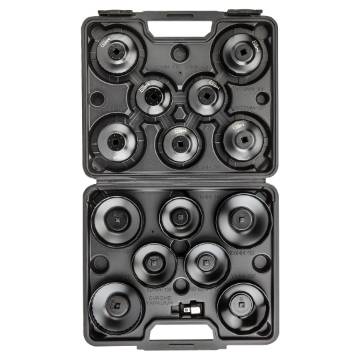 Cap type oil filter wrenches, 16 pcs set