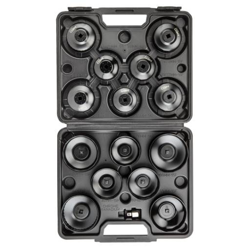 Cap type oil filter wrenches, 16 pcs set