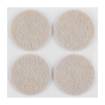 Self-adhesive round felt pads, light brown 40 mm, 4 pcs.