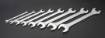Combination spanner set, CrV, DIN 3113, 8 pcs 6,8,10,12,13,14,17,19mm