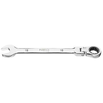 Combination flexible gear wrench 72 teeth 19mm