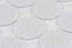 Self-adhesive round felt pads, white 28 mm, 12 pcs.