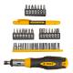 Screwdriver bits with holder, set 34 pcs