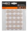 Self-adhesive round felt pads, light brown 20 mm, 20 pieces