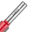 Straight cutter with bottom bearing, TCT, 13x50 mm shank 8 mm, long