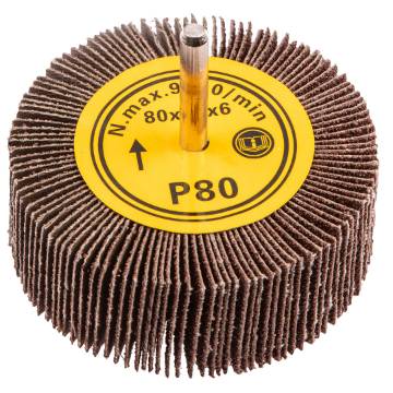 Sanding label cylinder 80 x 30mm, K80