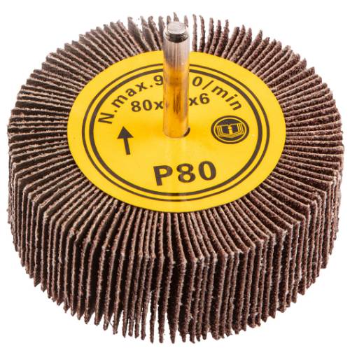 Sanding label cylinder 80 x 30mm, K80