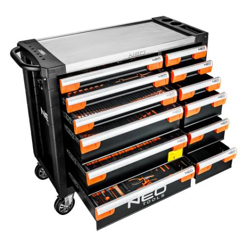 Tool cabinet 7-drawer PRO with accessories, 359 tools - EVA