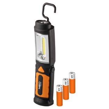 Workshop lamp 300 lm COB 2 in 1 + 3 x AA batteries