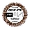 Flap wheel 50 x 20 x 6 mm, P40
