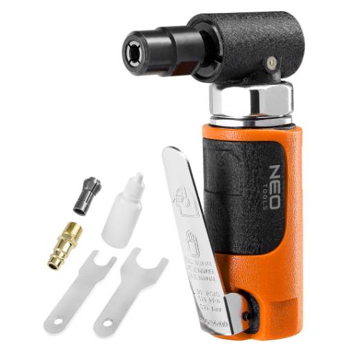 Pneumatic angle grinder 1/4";1/8"  -  6 mm/3mm, 20 000 rpm