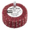 Flap wheel with abrasive fleece, mounted 60 x 25 x 6 mm, P60