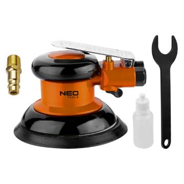 Pneumatic dust free dual action sander, 150 mm, 10 000 rpm