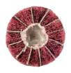 Flap wheel with abrasive fleece, mounted 30 x 25 x 6 mm, P80