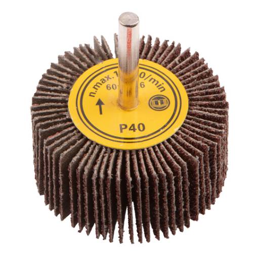Flap wheel, 60 x 30 mm, K40