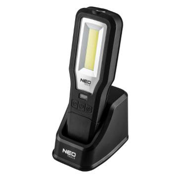 Workshop lamp 550 lm COB LED + base + charger