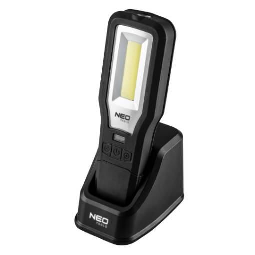 Workshop lamp 550 lm COB LED + base + charger