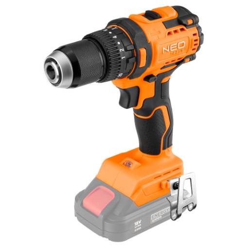 Cordless impact drill, 13mm metal chuck, brushless, compact, Energy+, no battery