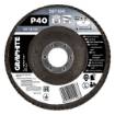 Zirconia flap wheel 125 x 22.2 mm, P40