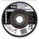 Zirconia flap wheel 115 x 22.2 mm, P40