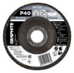 Zirconia flap wheel 115 x 22.2 mm, P40