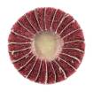 Flap wheel with abrasive fleece, mounted 60 x 25 x 6 mm, P40