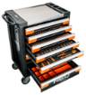 Tool cabinet 7-drawer PRO with accessories, 330 tools