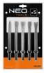 Pneumatic hammer chisel set 5 pcs