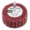 Flap wheel with abrasive fleece, mounted 60 x 25 x 6 mm, P100