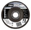 Zirconia flap wheel 115 x 22.2 mm, P80