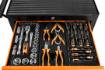 Workshop cabinet, 5 drawers + 117 tools