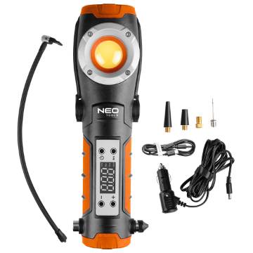 Battery lamp 800 lm with compressor