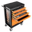 Workshop cabinet, 7 drawers + 129 tools