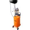 Mobile pneumatic oil sump with control tank