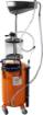 Mobile pneumatic oil sump with control tank
