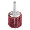 Flap wheel with abrasive fleece, mounted 30 x 25 x 6 mm, P100