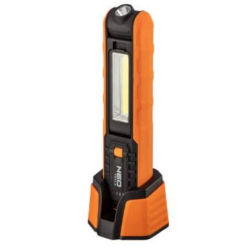 Workshop lamp rechargeable 500 lm COB + base + charger